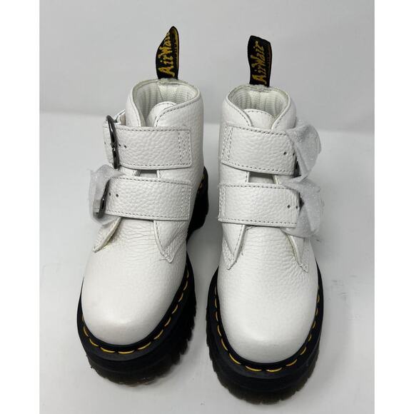 Dr. Martens Devon Heart Leather Platform Boots SIZE 5/US - Picture 2 of 10